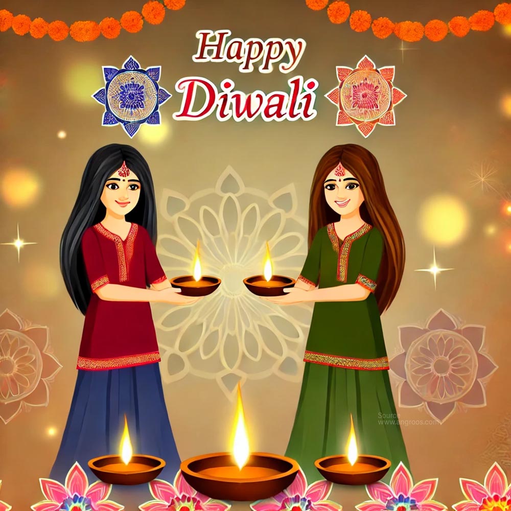 diwali wishes background