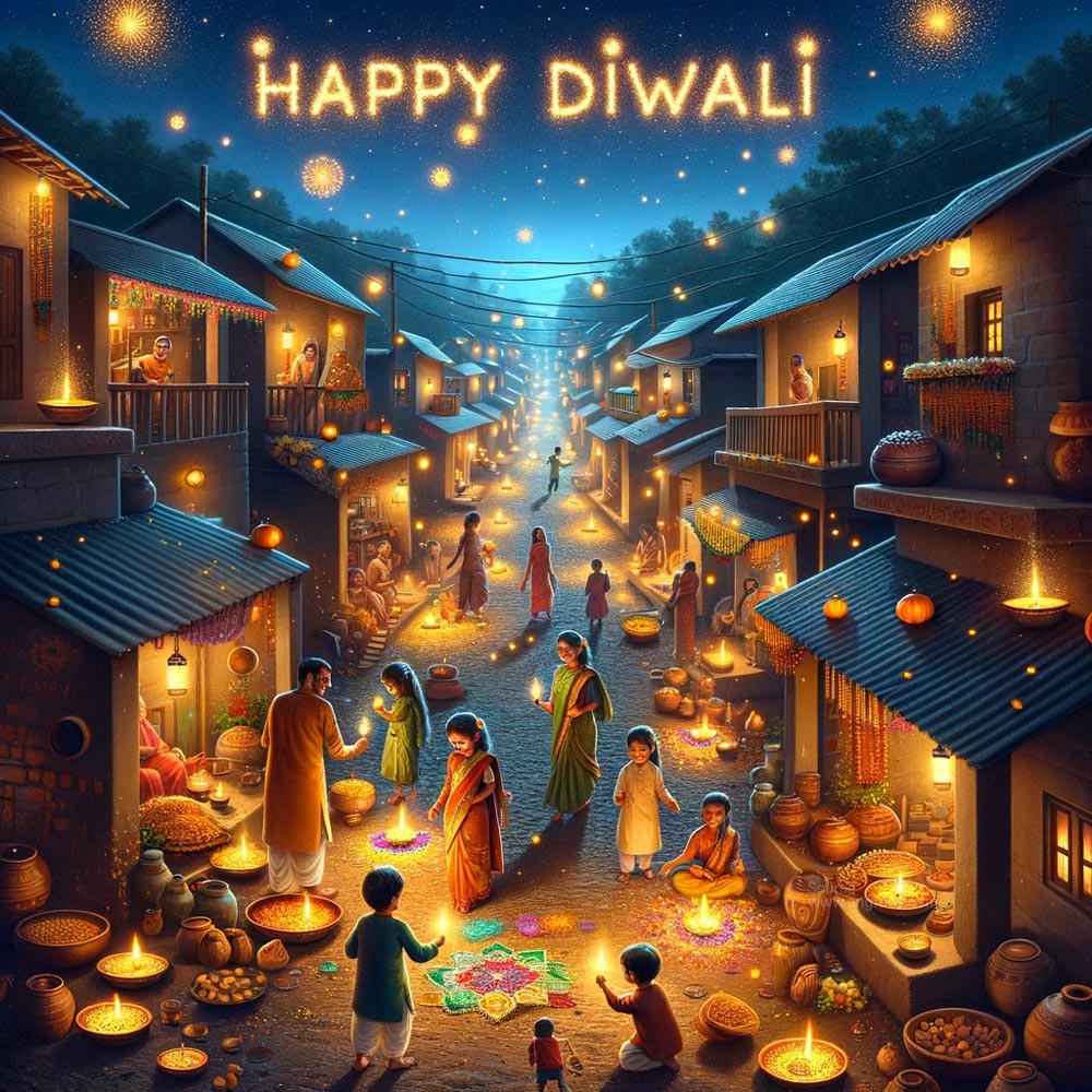 diwali wishes card