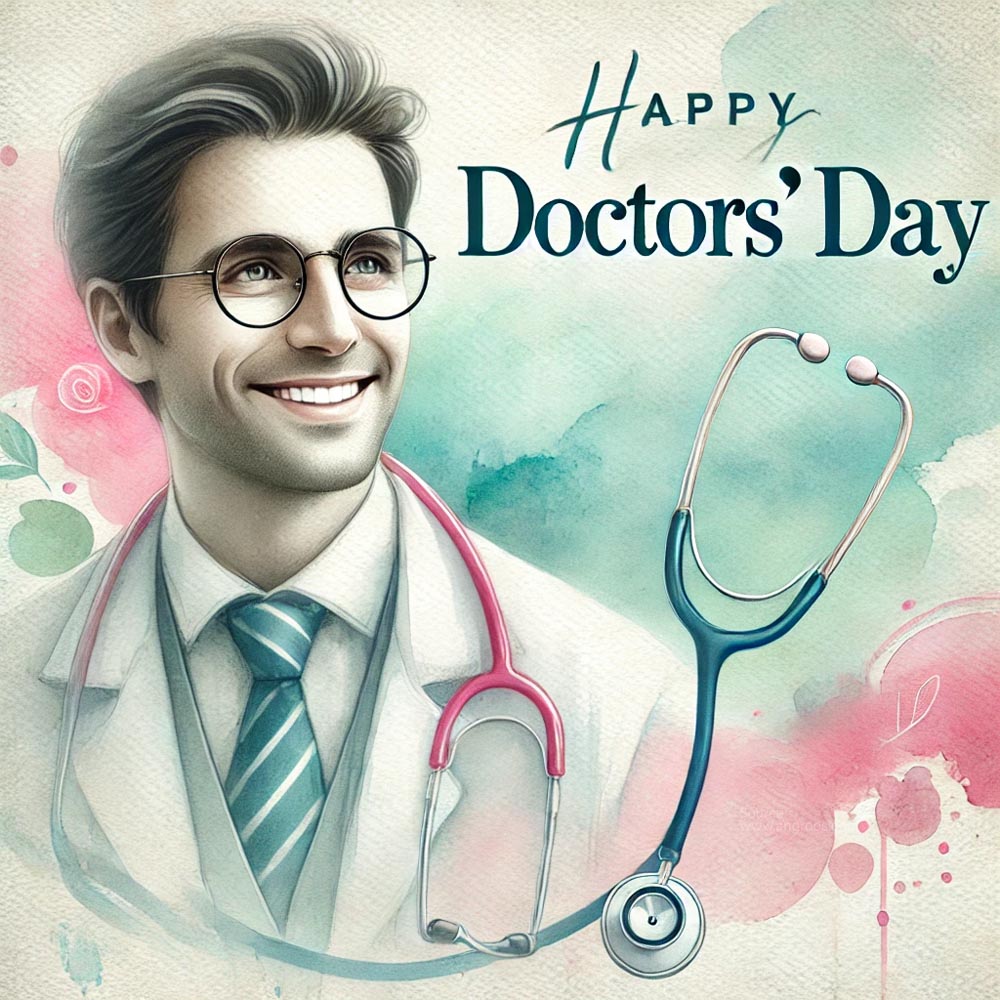 doctors day message card