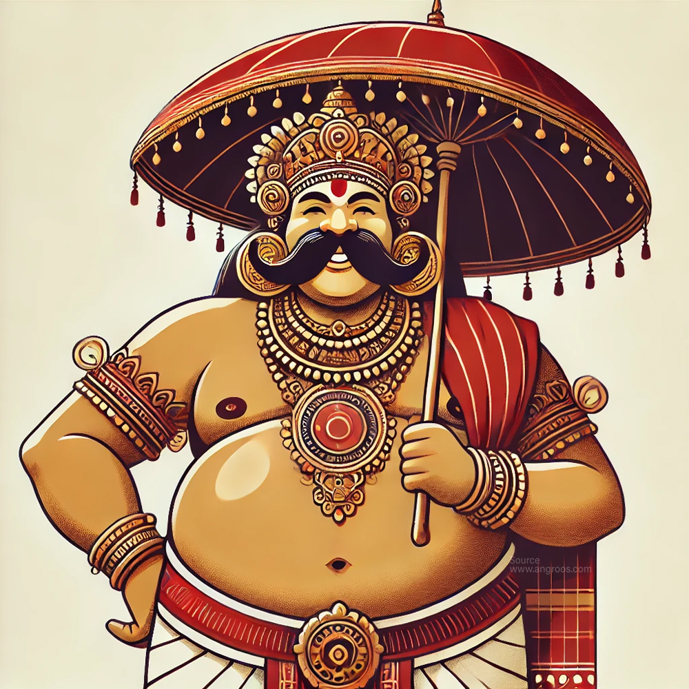 Crowned Mahabali image