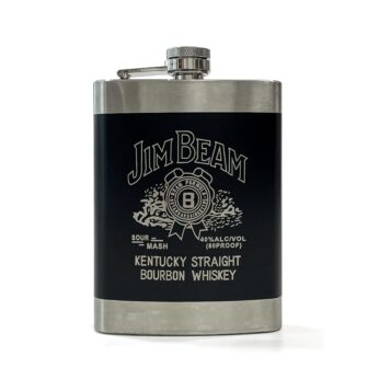 Stainless Steel Hip Flask 210ml with No-Spill Funnel – Durable, Elegant, and Compact