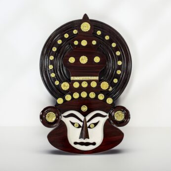 Kerala Traditional Kathakali Mask (H-17 Inch) Wall Hanging