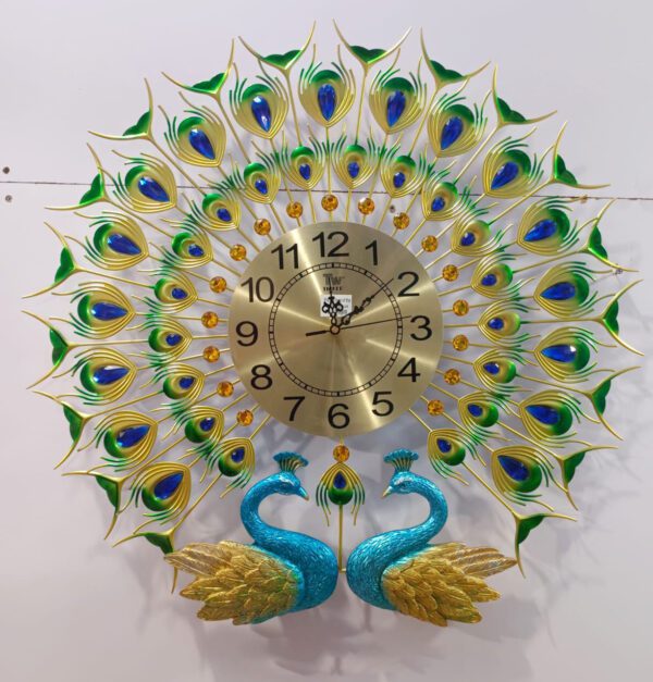 Luxury Peacock Clock