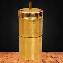 Brass coffee filter