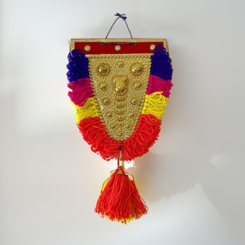 Kerala Traditional Elephant Nettipattam (H- 16 INCH)