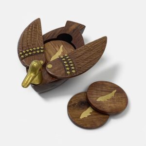  Eco-friendly gifts Duck Shaped Coaster