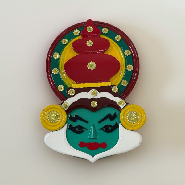 Kathakali Colour Wooden Face