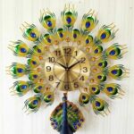 Luxury Peacock 3D Wall Clock