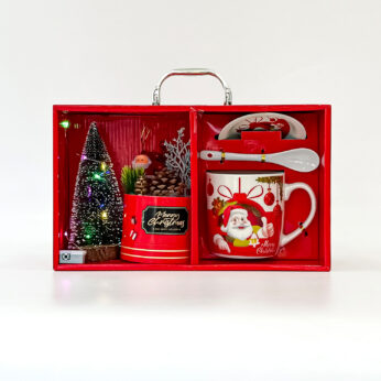 Magical Christmas Mug Set with Festive Decors – Perfect Holiday Gift