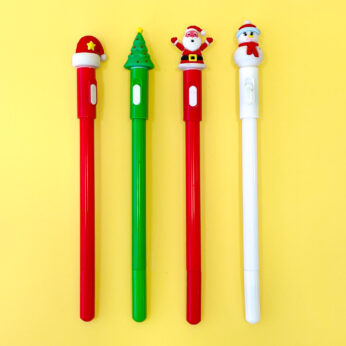 Magical Santa Light Up Pen – Ultimate Festive Writing Delight | Pack Of 4