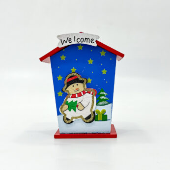 Adorable Snowman Welcome Coin Box – Festive & Charming