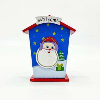 Jolly Santa Welcome Coin Box – Festive Holiday Savings Solution