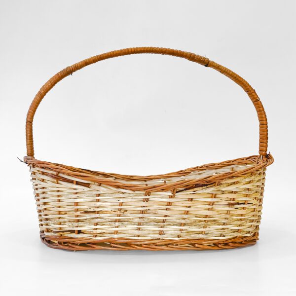 handwoven cane basket