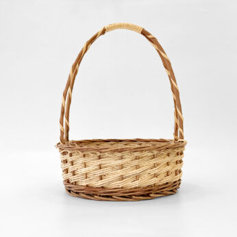 Elegant Handcrafted Cane Basket – Adjustable and Lightweight