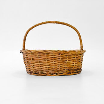 Compact Eco-Friendly Cane Basket – Handcrafted, Stylish Storage Solution