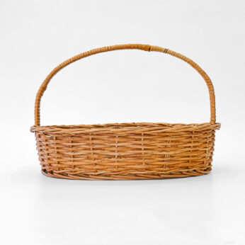 Stylish Woven Cane Storage Basket – Perfect for Organizing and Home Decor