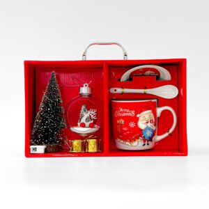 Mug Set With Christmas Decors 