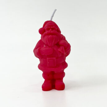 Santa Claus Shaped Wax Candle – Festive Christmas Decoration & Gift Idea