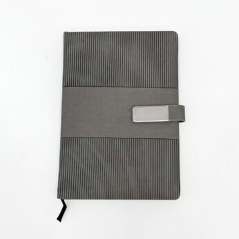 Notebook with Metal Clasp – Stylish and Compact Journal for Professionals