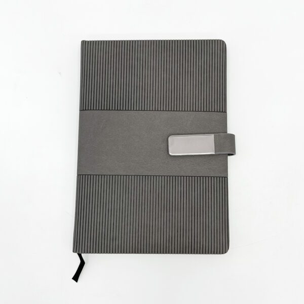 Notebook with Metal Clasp - Stylish and Compact Journal for Professionals