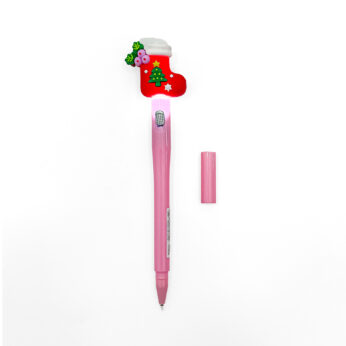 Holiday Writing Pen with Christmas Stocking Design – Pink Barrel Pack of 2