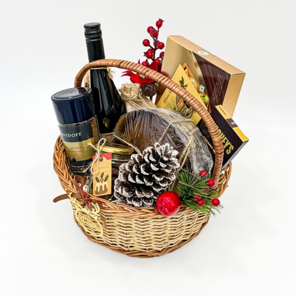 Ultimate Festive Xmas Basket Gift - Luxurious, Heartwarming, and Perfectly Curated for Joyful Celebrations - Image 2