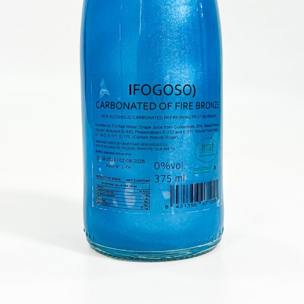 Fogoso Sparkling Blue Wine - Vibrant 1L Celebration Bottle - Image 2