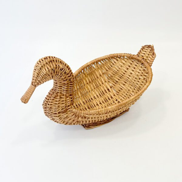 Exquisite Handwoven Duck-Shaped Basket - Eco-Friendly, Stylish, and Unique Decorative Storage - Image 2