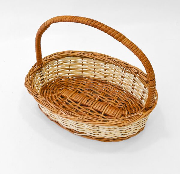 Classic Natural Woven Basket – Durable Handcrafted Storage with Rustic Appeal - Image 2