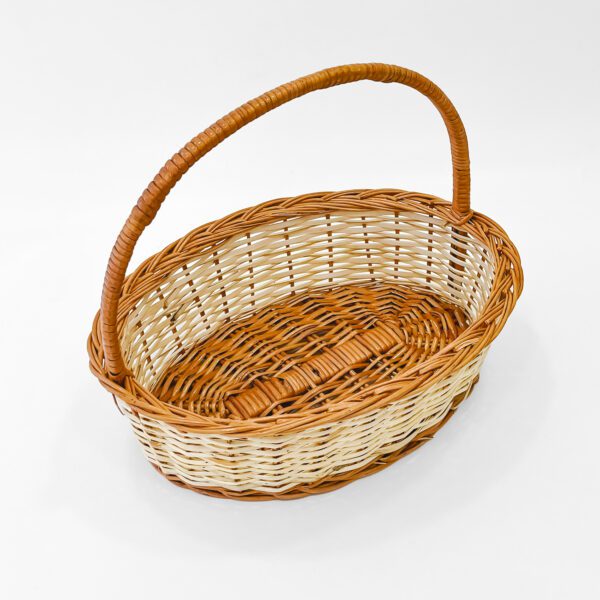 Beautifully Handcrafted Woven Cane Storage Basket – Rustic Style Meets Practicality - Image 2