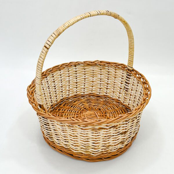 Spacious Large Rounded Cane Basket – Handcrafted, Durable, and Stylish Storage - Image 2