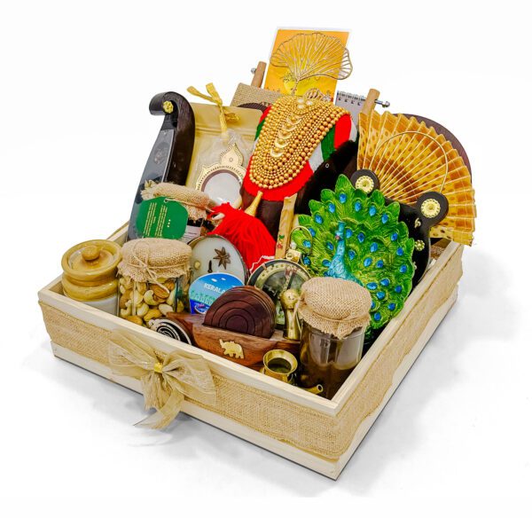 Kerala New Year Luxury Gift Hamper – Premium Traditional Handicrafts, Exquisite Decor, and Authentic Kerala Specialties - Image 2