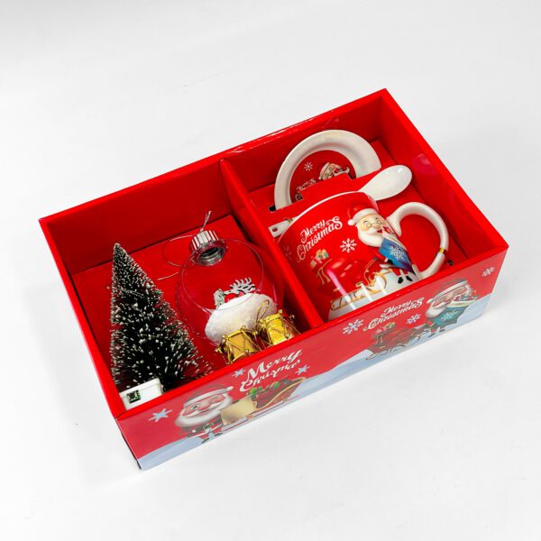 Christmas Mug Set with Festive Decorations – Ceramic Holiday Mug Set for Gifting - Image 2