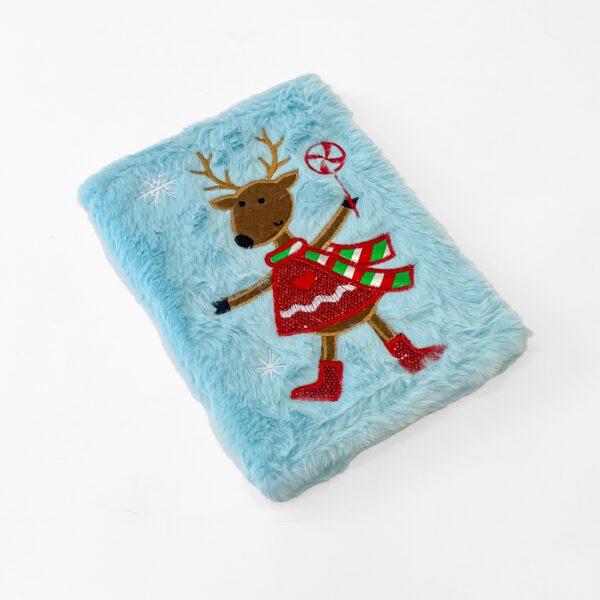 Adorably Soft Fuzzy Notebook for Kids – Perfect Festive Gift! - Image 2