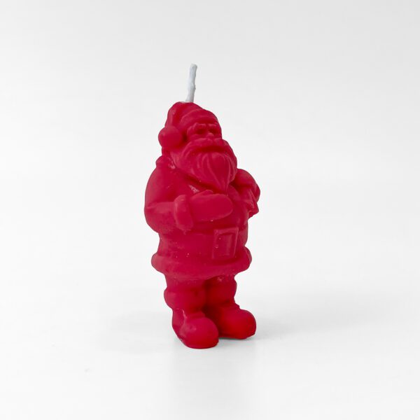 Santa Claus Shaped Wax Candle - Festive Christmas Decoration & Gift Idea - Image 2