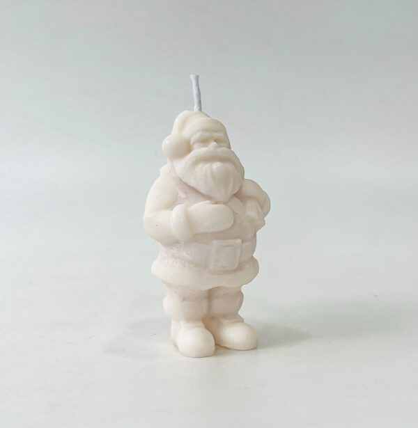 Christmas Decorative Candle – Santa Claus Shape for Festive Décor - Image 2