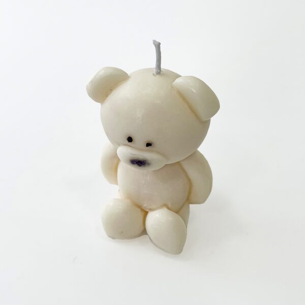 Adorable Teddy Bear Candle - Perfect for Decor & Gifting - Image 2