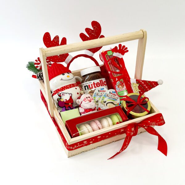 Festive Christmas Hamper Tray with Holiday Goodies and Treats - Image 2