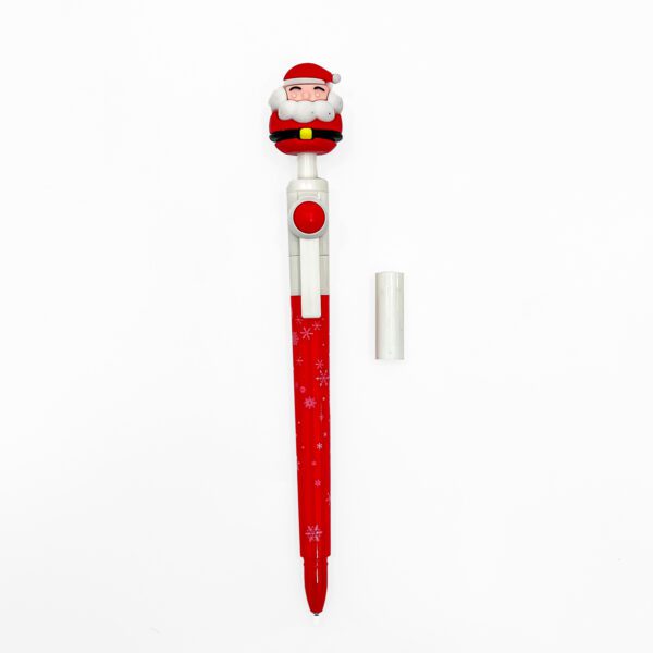 Adorable Christmas Reindeer Pen x4 Colors - Festive & Fun Holiday Stationery Gift - Image 2