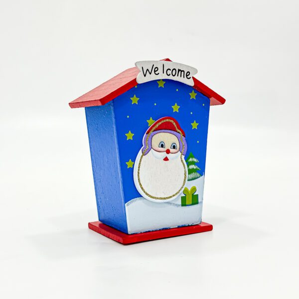 Jolly Santa Welcome Coin Box - Festive Holiday Savings Solution - Image 3