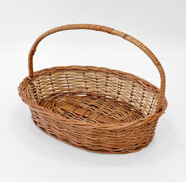 Rustic Handmade Wicker Basket with Durable Handle – Eco-Friendly And Multi-Purpose - Image 3