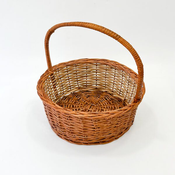 Rustic Handcrafted Cane Basket – Durable and Elegant, Ideal for Organizing - Image 3