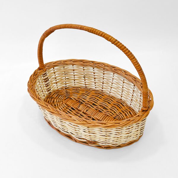 Beautifully Handcrafted Woven Cane Storage Basket – Rustic Style Meets Practicality - Image 3