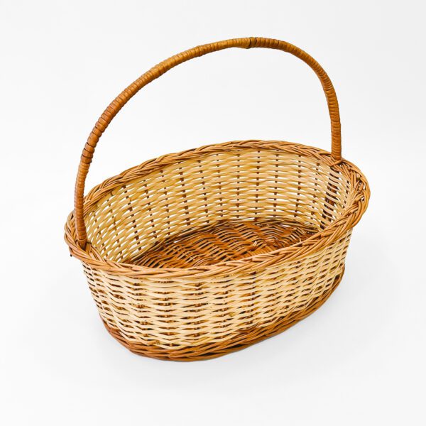 Timeless Large Cane Storage Basket – Durable and Eco-Friendly for Home Organization - Image 3