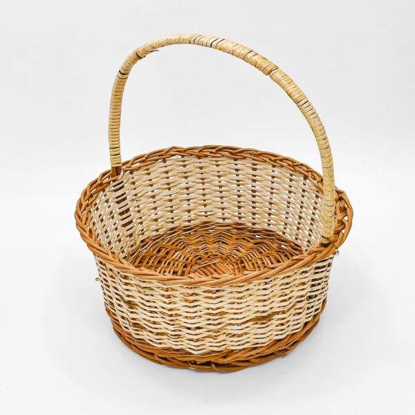 Spacious Large Rounded Cane Basket – Handcrafted, Durable, and Stylish Storage - Image 3