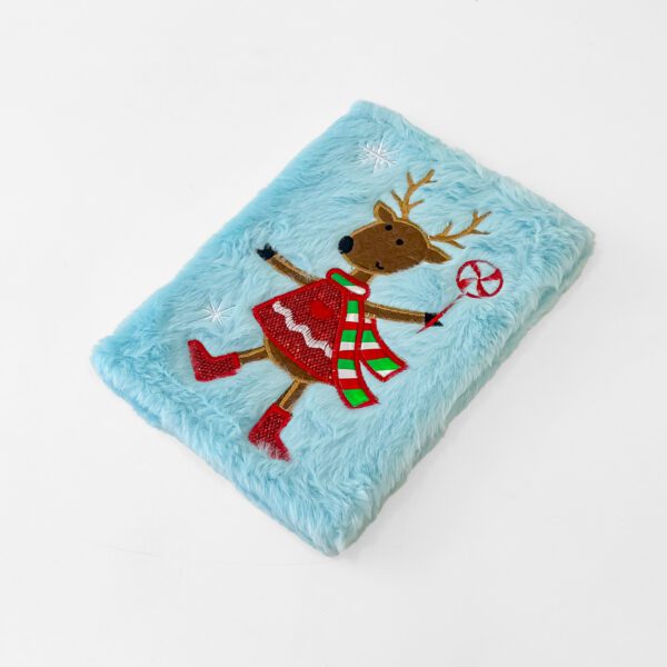 Adorably Soft Fuzzy Notebook for Kids – Perfect Festive Gift! - Image 3