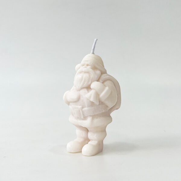 Christmas Decorative Candle – Santa Claus Shape for Festive Décor - Image 3