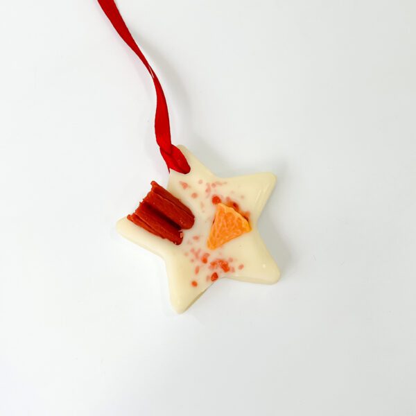 Star Wax Ornament with Cinnamon and Dried Fruit – Festive Home Décor - Image 3