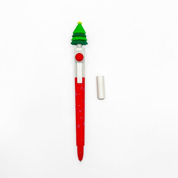 Adorable Christmas Reindeer Pen x4 Colors - Festive & Fun Holiday Stationery Gift - Image 3