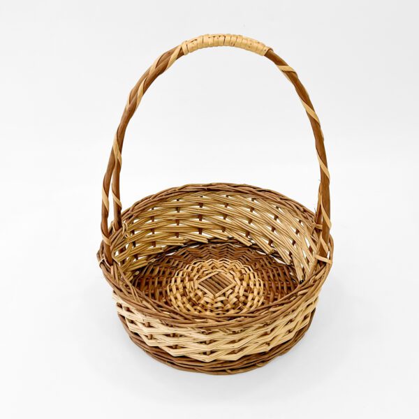 Elegant Handcrafted Cane Basket – Adjustable and Lightweight - Image 4